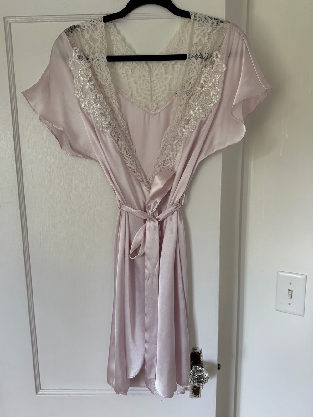 Lines Donatella Short Sleeve Robe/Short Dressing Gown